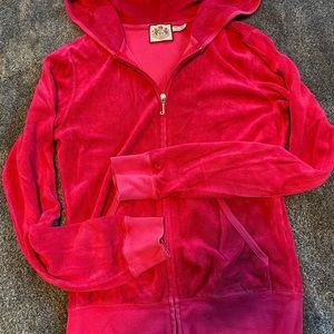 Hot pink Juicy Couture zip up